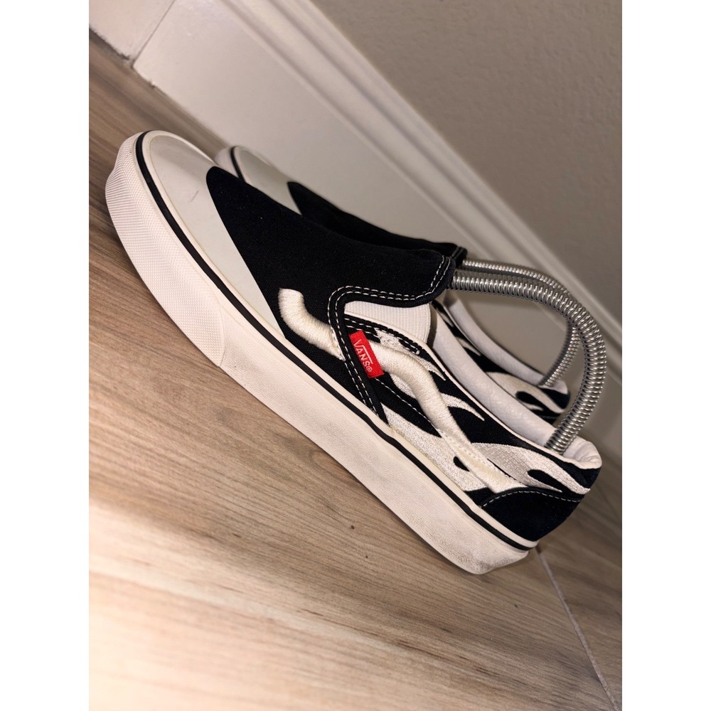 Vans Men's 8/Women's 9.5 Classic Slip On A$AP Rocky Worldwide Black Flame